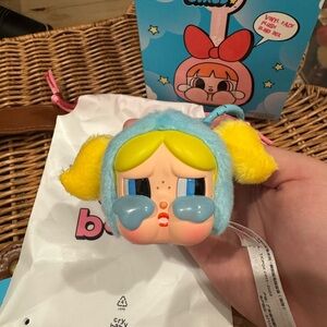 POP MART Crybaby x Powerpuff Girls Plush - *BUBBLES* - New Open Box